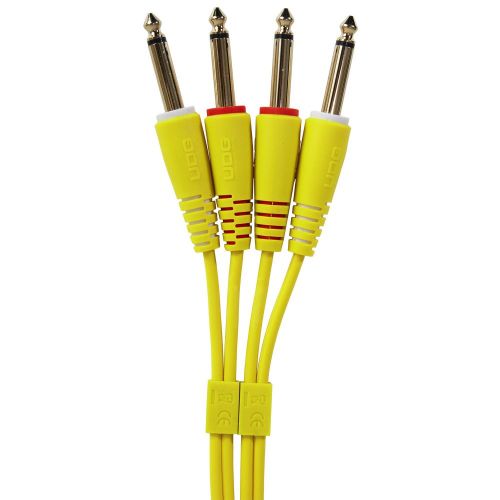 Аудиокабель UDG Set Jack-Jack Yellow 1,5m (U97002YL)